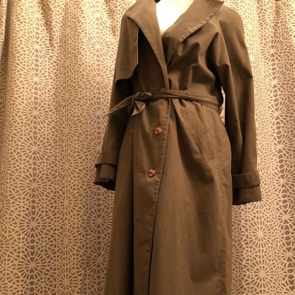 Jacqueline Ferrar Vintage Full Length Trench Coat - Picture 4 of 8